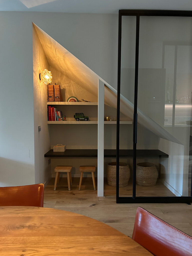 Inbouw oplossing onder de trap